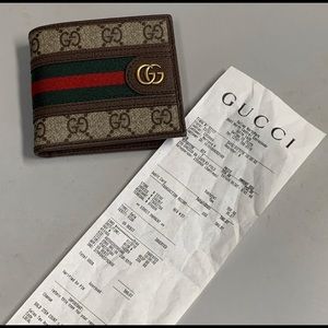 Authentic Gucci wallet GG Ophidia